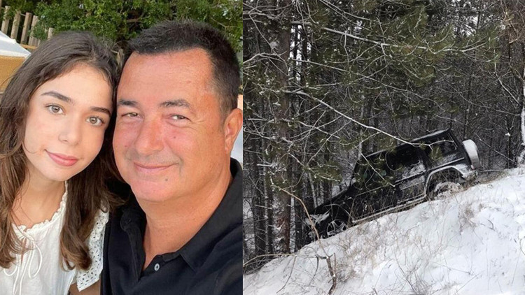 Acun Ilıcalı ve Zeynep Yılmazın kızı Leyla Ilıcalı, Kartalkaya tatili dönüşü kaza geçirdi