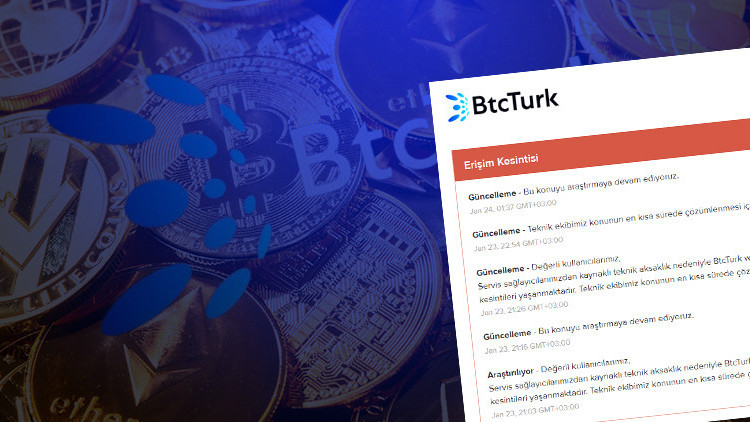 Saatler sürdü BtcTurkte erişim sıkıntısı sona erdi Saatler sürdü BtcTurkte erişim sıkıntısı sona erdi