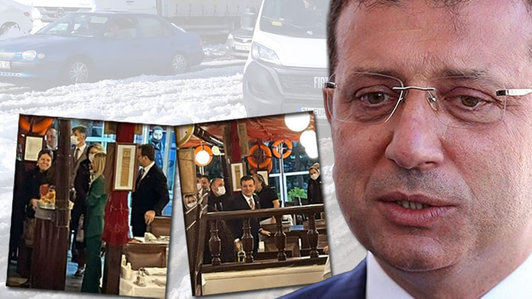 İmamoğluna kar esareti sırasında balıkçıda yemek tepkisi