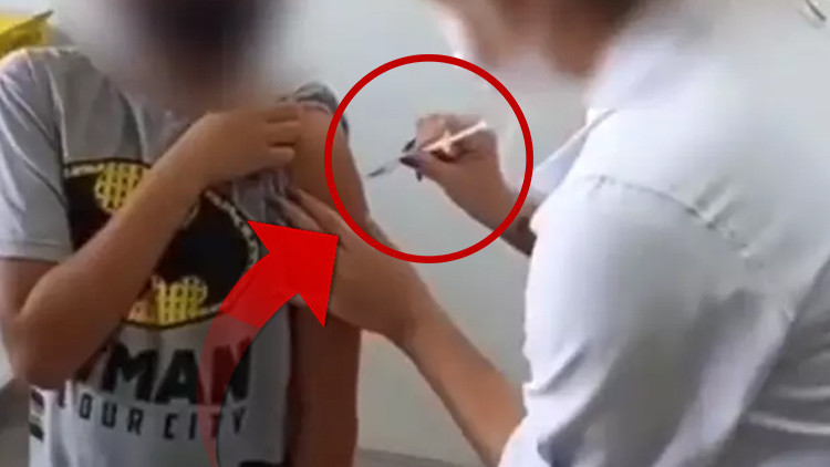 Brezilyada aşı skandalı... Saniye saniye kayıt altına alındı