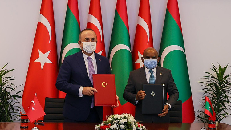 Türkiye ile Maldivler arasında 5 anlaşma imzalandı Türkiye ile Maldivler arasında 5 anlaşma imzalandı
