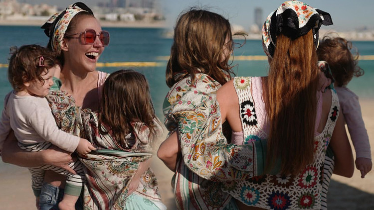 Meryem Uzerli ve kızlarının 10 günlük Dubai tatili