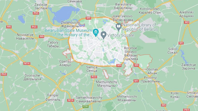 Minsk nerede Minsk harita üzerindeki konumu Minsk nerede Minsk harita üzerindeki konumu