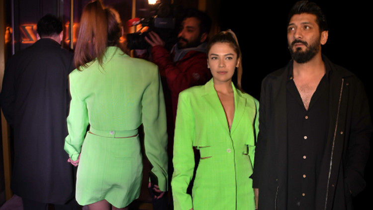 Çağrı Telkıvıran ve oyuncu Biran Damla Yılmaz’la el ele