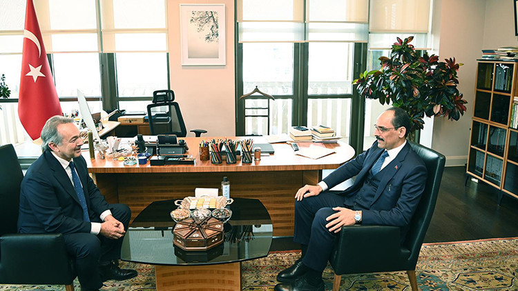 Cumhurbaşkanlığı Sözcüsü Kalın, Fransa Cumhurbaşkanı Özel Temsilcisi ile görüştü