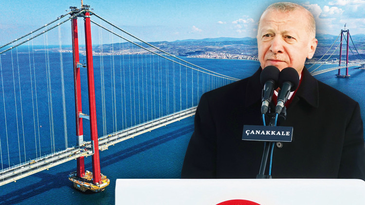 İki kıta 6. kez bağlandı Çanakkale’ye Zafer Gerdanlığı