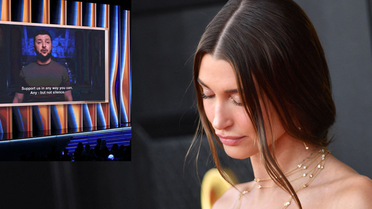 Zelenski Grammy gecesinde konuştu: Bizim hikâyemizi anlatın