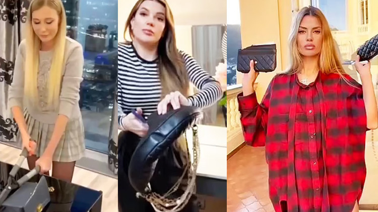 Rus kadınları çıldırtan karar Çantalarını makaslarla kestiler...