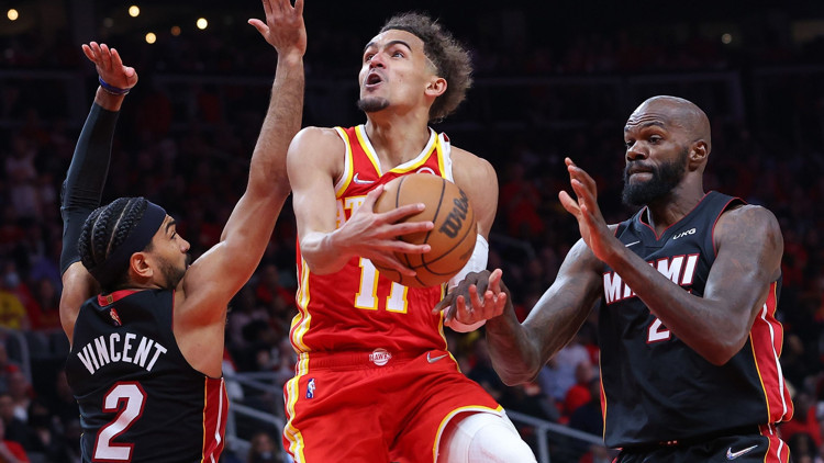 Trae Young, Miami Heati son saniyede yıktı Seride son durum...
