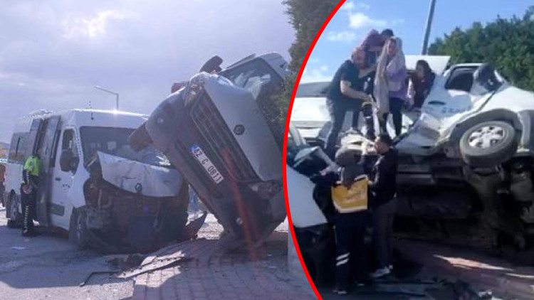 14 kişinin yaralandığı okul servislerinin kazasına soruşturma 14 kişinin yaralandığı okul servislerinin kazasına soruşturma