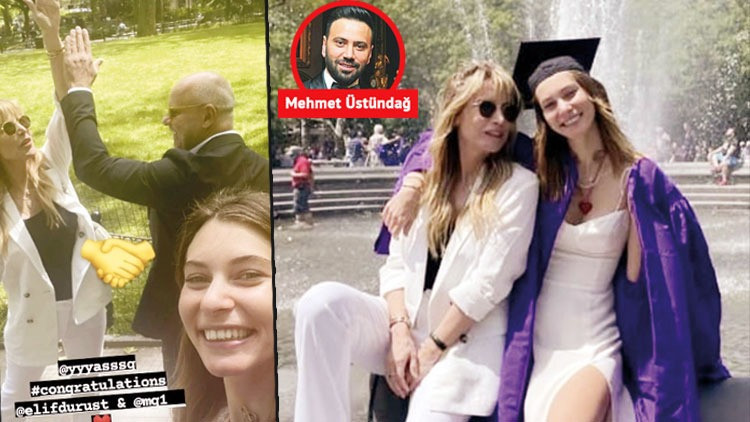 Mehmet Germiyanlıgil ve Elif Dürüst’ün mezuniyet sevinci... Sanat hayatına New York’ta devam edecek