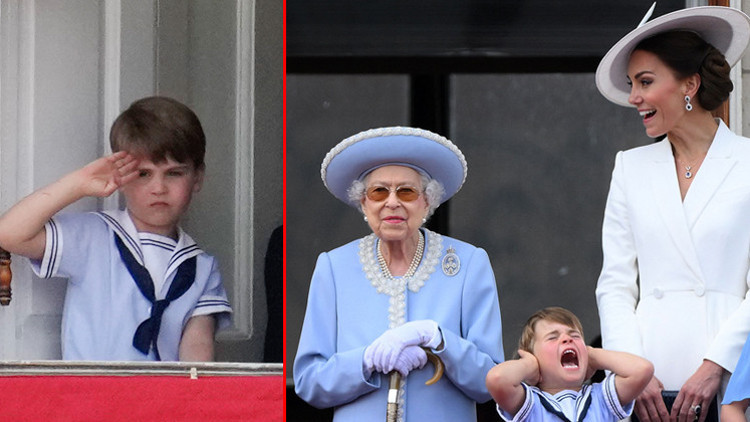 Balkona çıkanlar azaldı: Küçük prens önce selâm durdu, sonra çığlık attı Balkona çıkanlar azaldı: Küçük prens önce selâm durdu, sonra çığlık attı
