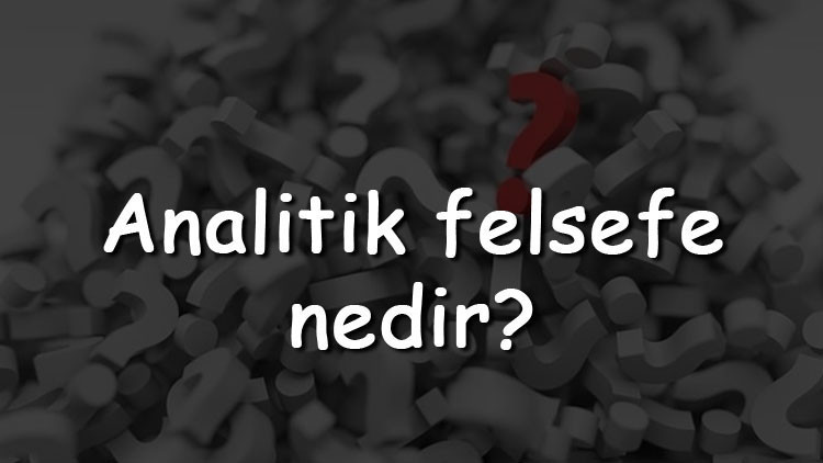 Analitik felsefe nedir Temsilcileri kimlerdir Analitik felsefe özellikleri ve örnekleri Analitik felsefe nedir Temsilcileri kimlerdir Analitik felsefe özellikleri ve örnekleri