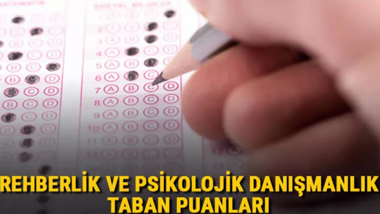 PDR Rehberlik ve Psikolojik Danışmanlık başarı sıralamaları taban puanları ve kontenjanları 2022