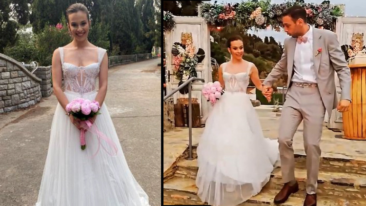 Oyuncu Gizem Katmer ve Güçlü Aydoğdu evlendi