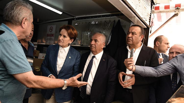 Akşener, esnafı ziyaret etti Akşener, esnafı ziyaret etti