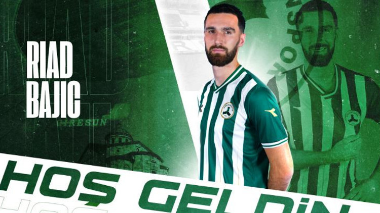 Riyad Bajic Giresunspor ile Süper Lige geri döndü Riyad Bajic Giresunspor ile Süper Lige geri döndü