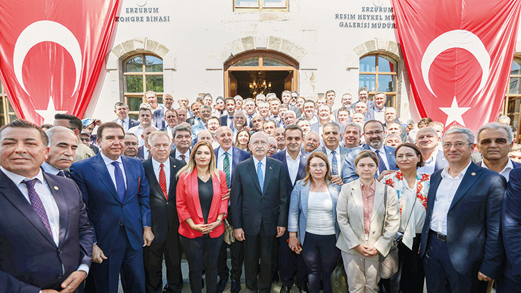 CHP grubu Erzurumda toplandı CHP grubu Erzurumda toplandı