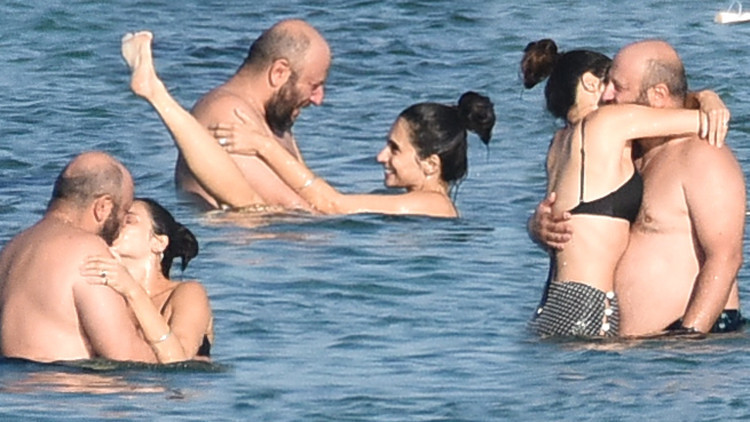 Meriç Aral ve Serkan Keskinin romantik anları