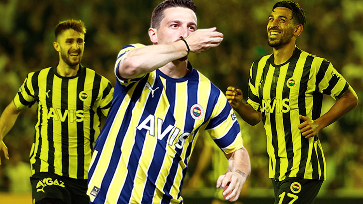 Son Dakika: Fenerbahçede İrfan Can Kahveci ve Mert Hakan Yandaş şov yaptı Avrupaya damga vurdu...