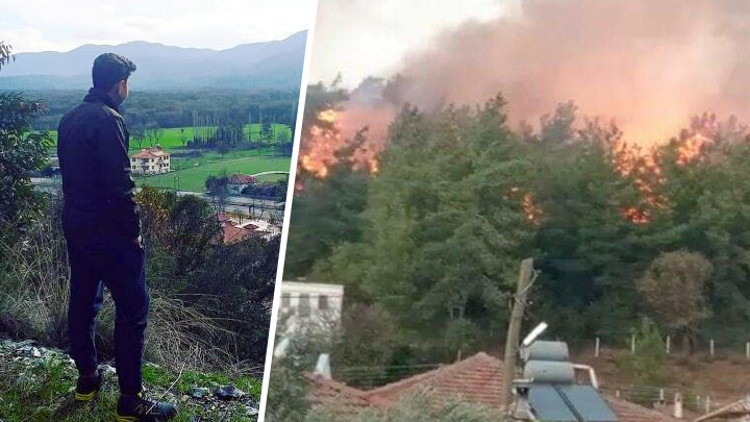 Muğlada çıkardığı orman yangınını cep telefonuna kaydetmiş İfadesi ortaya çıktı