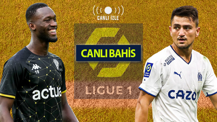 Cengiz Ünder CANLI YAYINLA Misli.comda Angers deplasmanında Marsilyanın iddaa oranı...