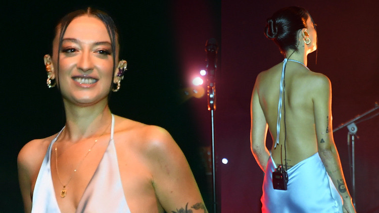 Melike Şahin’in nazar önlemi