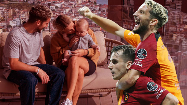 Galatasarayın yıldızı Dries Mertens ve eşi Katrin Kerkhofstan samimi açıklamalar İstanbul, Galatasaray, Türk yemekleri, şampiyonluk...