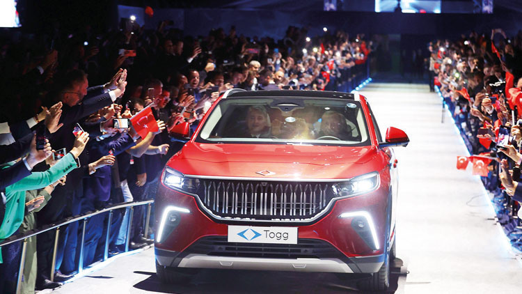 Togg’un 2023 planı 20 bin adet üretim Togg’un 2023 planı 20 bin adet üretim