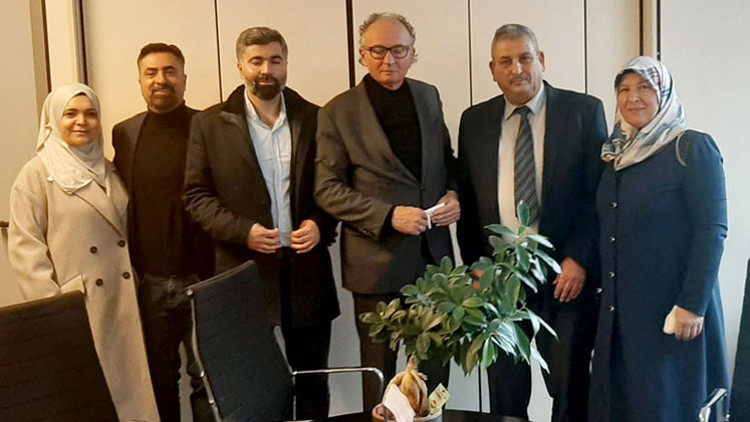 DİTİB heyetinden Başkan Hütten’e ziyaret