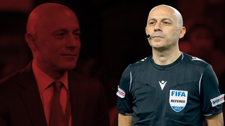 Cüneyt Çakıra Gaziantepte özel veda İlk 5 dakikayı yönetti, tribünlerden destek...