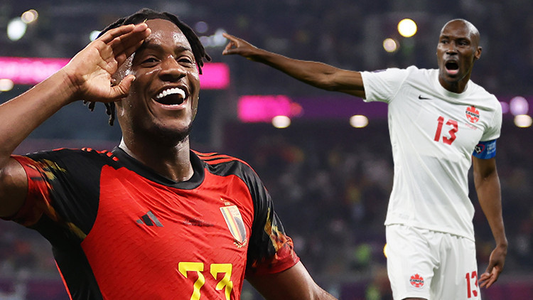 Belçika-Kanada maçında Atiba Hutchinson tarihe geçti, Michy Batshuayi sahne aldı Fenerbahçeli golcüler...