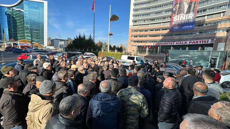 Otobüs esnafı yine eylemde