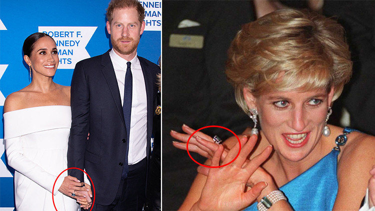 Eltiler savaşında son perde: Meghan, Katein elbisesinin benzerini giydi, Diananın yüzüğüyle saraya mesaj yolladı