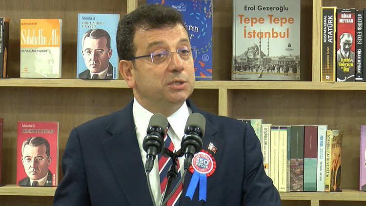 Ekrem İmamoğlu Sabahattin Ali Kütüphanesi açılışına katıldı Ekrem İmamoğlu Sabahattin Ali Kütüphanesi açılışına katıldı