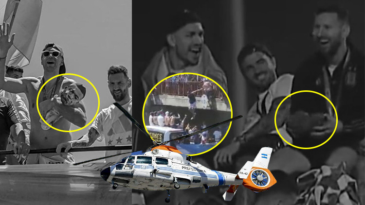 Arjantin otobüsünde Kylian Mbappe ile dalga geçtiler Emiliano Martinezin hareketi olay oldu... İşte Messiye atılan oyuncak ve görür görmez verdiği tepki...