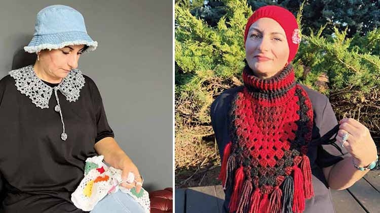 Tek eliyle hayatını ördü