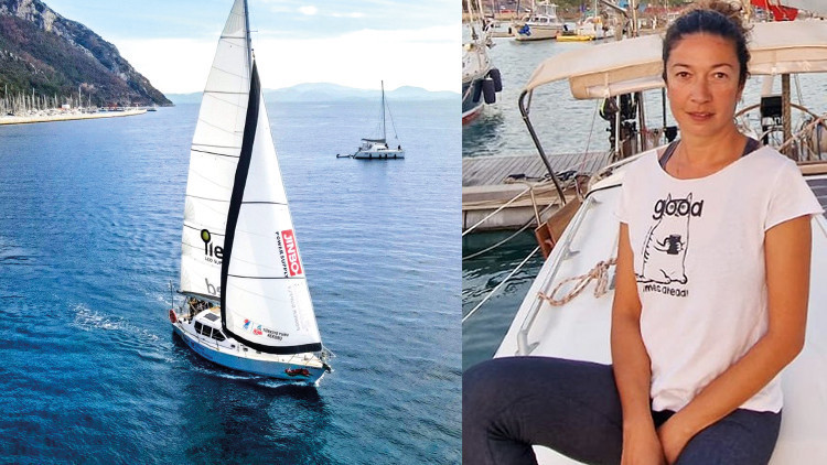 Tek başına Atlantik’i geçti...