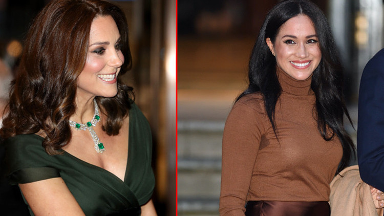 Kate renkli giyindi, Meghan çok terledi Kate renkli giyindi, Meghan çok terledi
