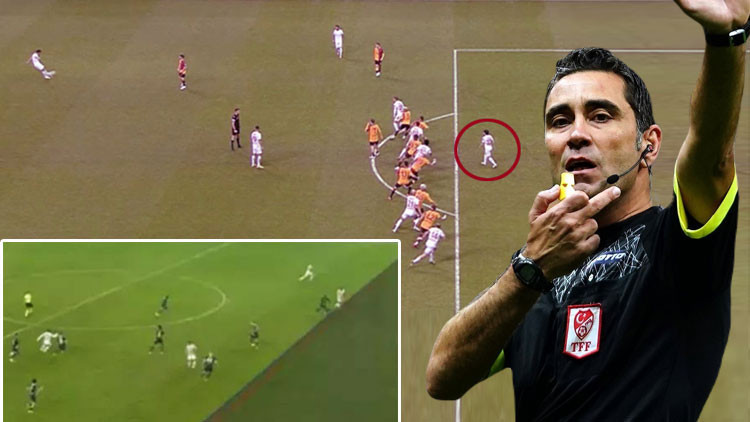 Antalyasporun Galatasaraya attığı golde ofsayt tartışması Fenerbahçe maçında da benzer pozisyon yaşanmıştı, aynı VAR hakeminden iki farklı karar...