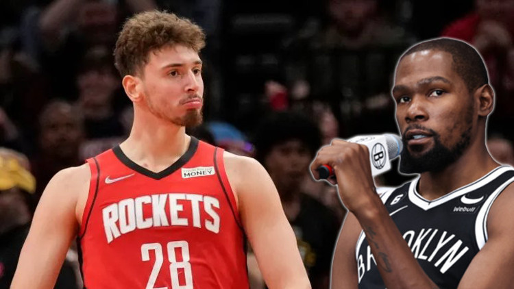 Kevin Durant’ten, Alperen Şengün’e övgü dolu sözler