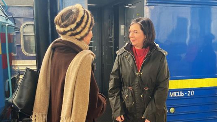 Almanya Federal Meclis Başkan Yardımcısı Eckardt, Kiev’e gitti