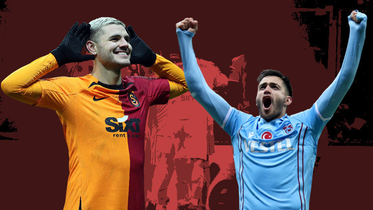 Galatasaray - Trabzonspor maçında golcüler Maxi Gomez ve Mauro Icardi tarihe geçti Torreiranın büyük hatası...