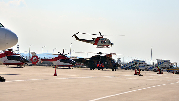 Depremin hasar verdiği Hatay Havalimanında onarım tamamlandı