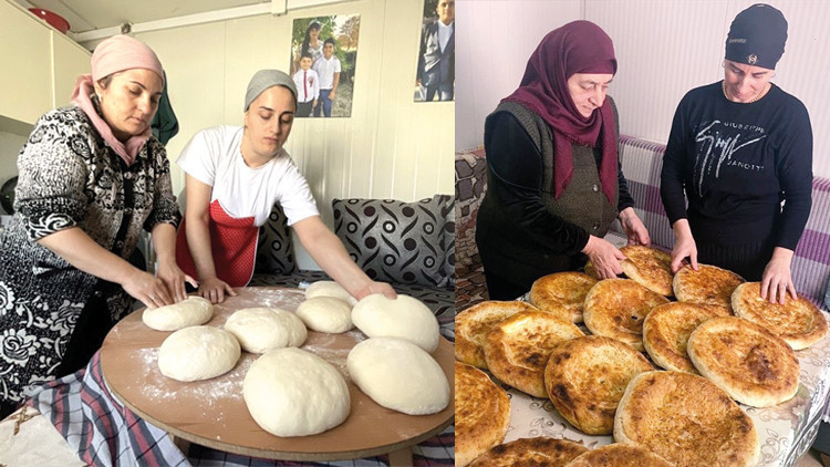 Ahıska Türkleri’nden 16 bin ekmek
