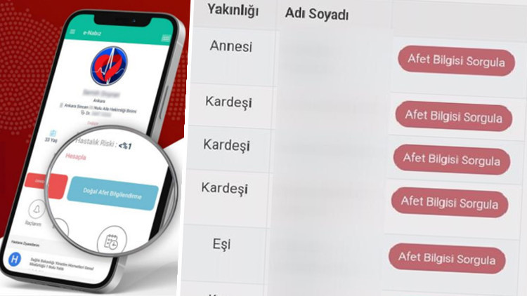 e-Nabızdan depremzedeler için yeni hizmet: Fotoğraflı arama