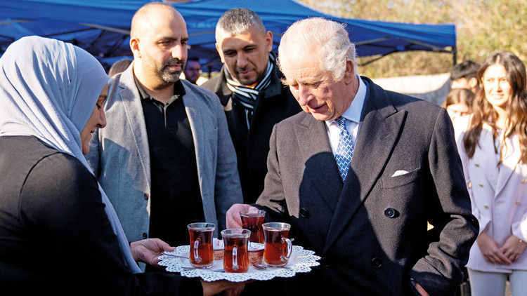 Kral Charles’tan taziye ziyareti Kral Charles’tan taziye ziyareti