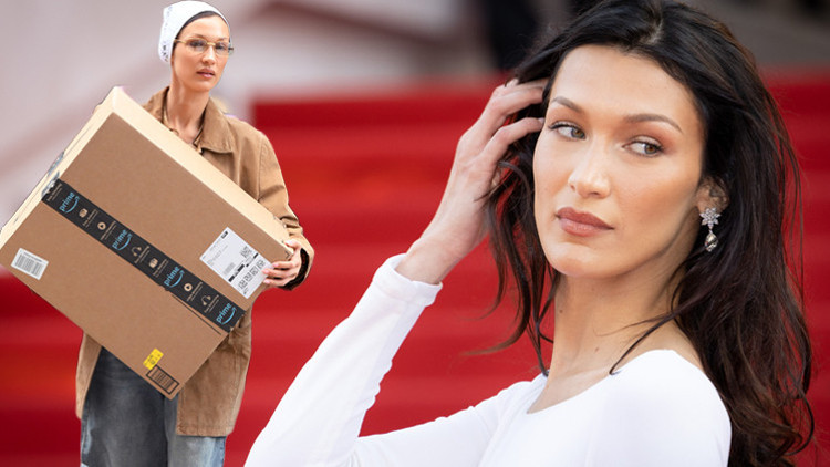 Bella Hadid, depremzedeler için yardım taşıdı