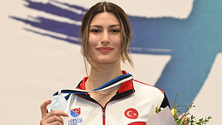 Nisanur Erbil, Tallinn’de gümüş madalya kazandı