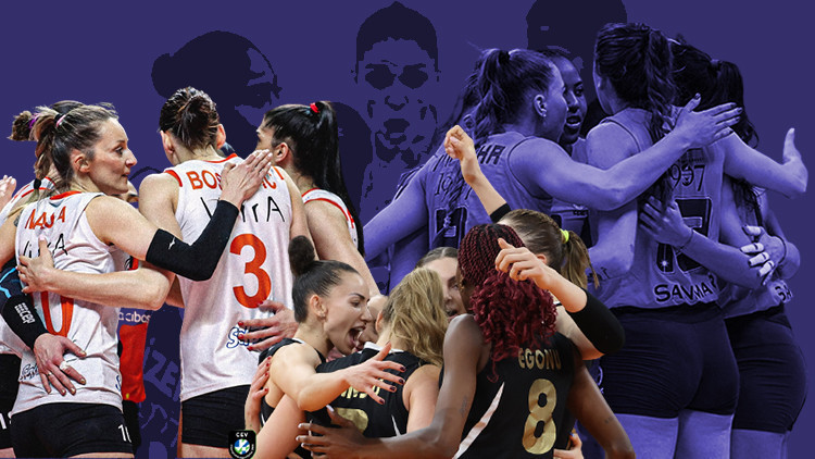 Türk bayrağı kadın voleybolcularla Avrupa’nın zirvesinde Tarihte ilk kez üç takımla birden yarı final oynayacağız Türk bayrağı kadın voleybolcularla Avrupa’nın zirvesinde Tarihte ilk kez üç takımla birden yarı final oynayacağız